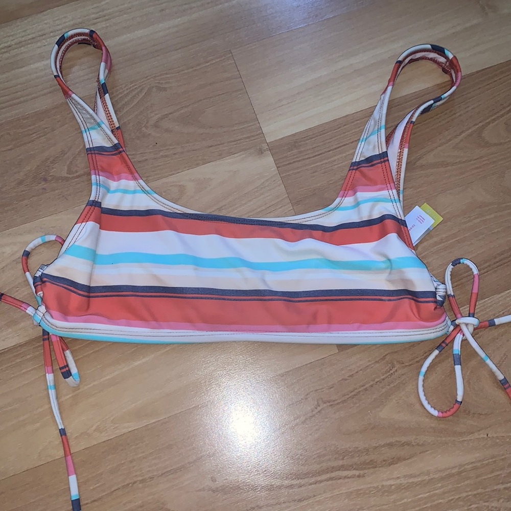 Target striped bikini top🤍
